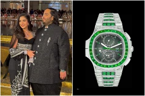 ambani son wedding watch.